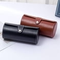 thumbnail image 4 of Bolsa de viaje triple para reloj de pulsera para 3 relojes para joyero de tienda de relojes Negro jinwen Organizador de almacenamiento de relojes, 4 of 4