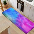thumbnail image 5 of Colorful Tie Dye Pattern Kitchen Rug Mat,Kitchen Runner Rugs Non Skid Washable,Decorative Kitchen Floor Mats for Kitchen,Sink,Laundry,17"x47.2", 5 of 7