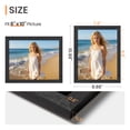 thumbnail image 3 of Sindcom 8x10 Wooden Picture Frames, Wall Gallery Photo Frames, Black Poster Frames, Set of 3, 3 of 8