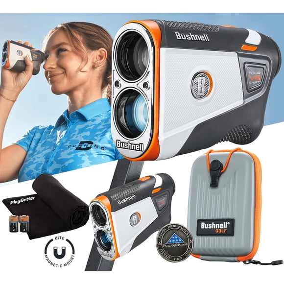 Golf Rangefinder Bushnell Tour V6 Shift Slope con paquete