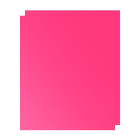 Unique Bargains 3D Puff Heat Transfer Vinyl 2 Sheets 12'x10' Glow in The Dark Puffy HTV Vinyl Heat Press Film Iron, Pink