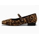 thumbnail image 3 of Zapatos Coutgo Mary Jane Flats para mujer, piel de leopardo, talla 39, 3 of 6