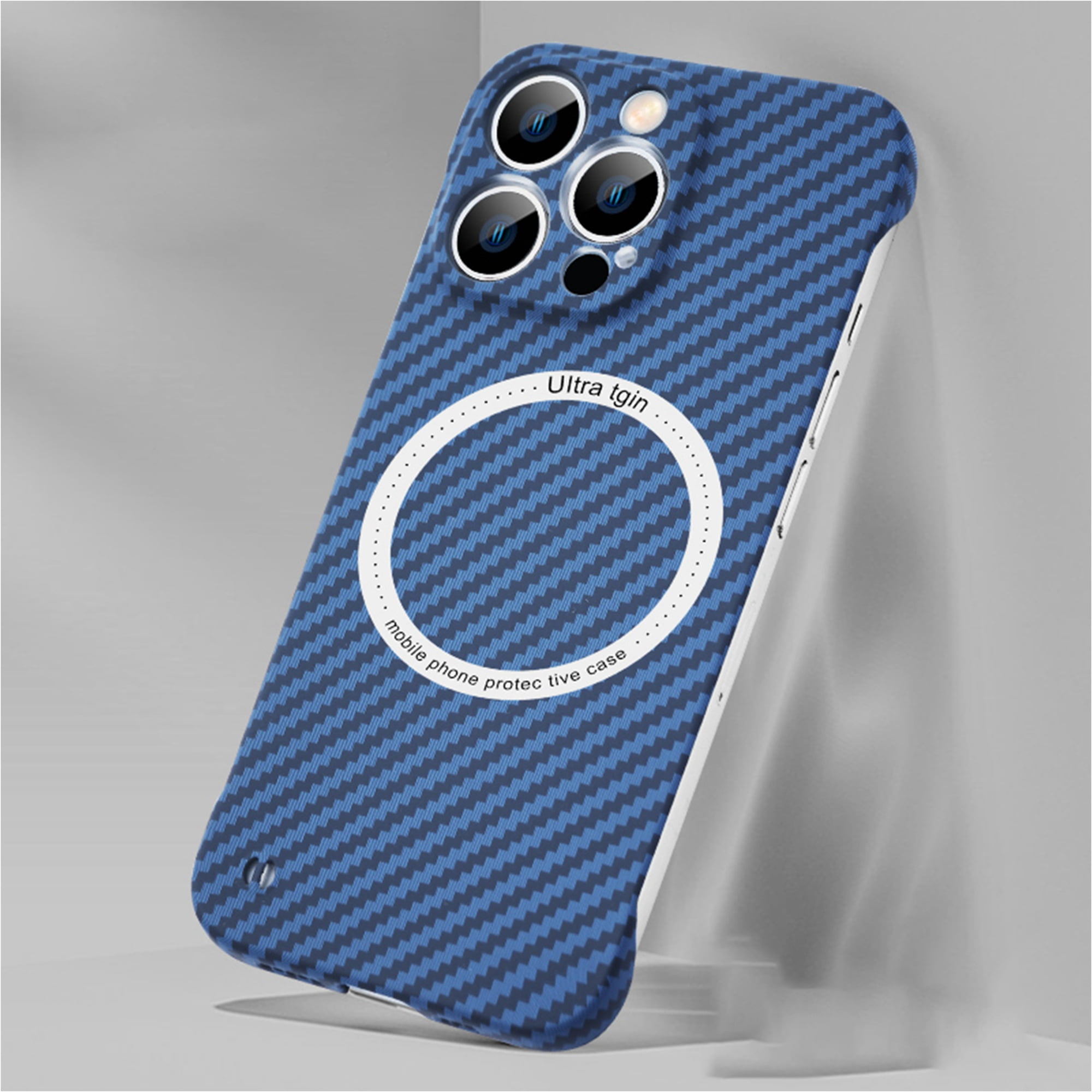 LittleMax MagSafe Compatible iPhone 14 Pro Max Case Carbon Fiber