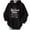 Black, variant on Honeeladyy Sales Online I'M The Youngest Sister Rule Don't Apply to Me Women Graphic Hooded Sweatshirts Long Sleeve Drawstring Hoodie with Pocket