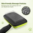 thumbnail image 4 of Slicker Brush Pecute, autolimpiante, para perros, gatos y conejos, 4 of 8