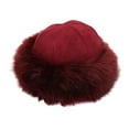 thumbnail image 4 of Women's Mongolian Style Winter Hat, Faux Fur Lined Thermal Insulated Ear Protection Cap for Extreme Cold Weather and Outdoor Activities, 4 of 5