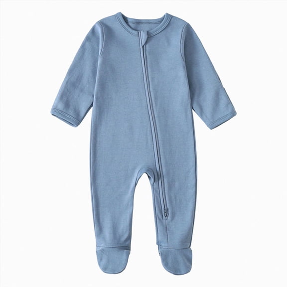 mgoYE Baby Footed Pajamas Zipper Soft Infant Sleep & Play, Baby One-piece Romper