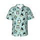 thumbnail image 1 of Balery Winter Skiing Penguin Camisas hawaianas de manga corta para hombre, camisas playeras de corte holgado, camisas de vacaciones con botones,Large, 1 of 7
