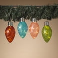 thumbnail image 2 of Gerson 2601290 Set of 4 Solar Lighted Frosted Glass Bulb Clips 6.5"H, 2 of 2