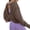 Coffee, variant on Women Loose Fit Cropped Athletic Top ,Back Cross Cutout Long Sleeve Workout Shirt, Lightweight Breathable Sports Pullover