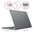 thumbnail image 3 of Restored -Lenovo ThinkPad T14S Gen 2, 14" FHD Touch, Intel Core i5-1135G7, 16GB, 512GB, HDMI, Fingerprint, Wi-Fi, Bluetooth, Backlit Keyboard, Webcam, Win10 Pro (Like New) (Refurbished), 3 of 6