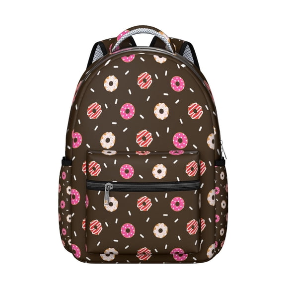 Donut Backpack for Students - Durable & Fashionable School Bag for College & Work, Trendy Donut Print, Large Capacity, Comfortable Fit, Awesome Donut Gift