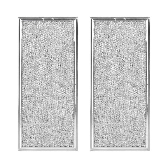 2PCS Aluminum Microwave Oven Grease Filter Compatible For W10208631A WB06X10596