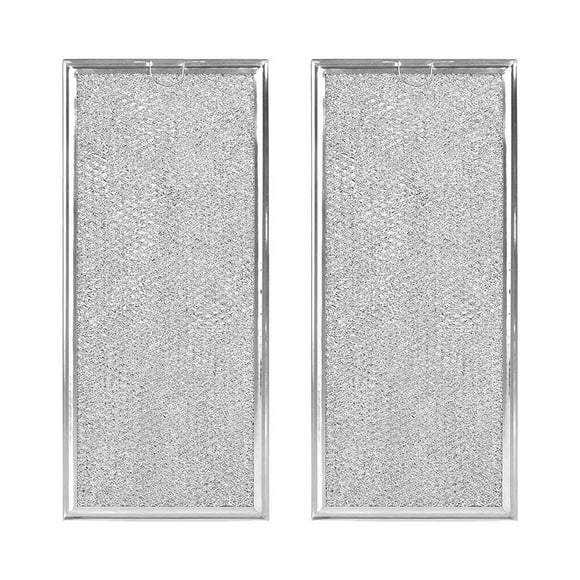 SPRING 2PCS Aluminum Microwave Oven Grease Filter For W10208631A WB06X10596 Kitchen Cooking Hood Filters Metal Microwave Filter
