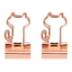 thumbnail image 5 of Clips de carpeta de metal, 100 piezas Clips de carpeta Abrazaderas de papel pequeñas Clips de carpeta pequeños Artesanía superior, 5 of 12