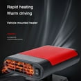 thumbnail image 3 of B Red 24V Car Fan Heater Defroster With Adjustable Warm Cool Wind, Abs Material For Vehicle Windscreen Demister 5.9X4.3X2.9In 1.21Lb, 3 of 9