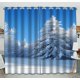 thumbnail image 1 of Cortina de Ventana ABPHQTO Snowy Mountain Forest 130x210 cm Dos Piezas, 1 of 1