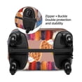 thumbnail image 4 of Xecao Gnomes Books Tea Cups print Elastic Luggage Cover, with double-sided print , is perfect for travel, business, and daily use, 4 of 9