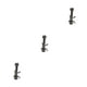 thumbnail image 4 of Speravity Pernos de inclinación de alineación de rueda de 3 piezas tornillo de mantenimiento de reparación de automóvil ajustable neumático Type1 NO1, 4 of 6
