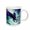White, variant on 3drose, Black Unicorn Ai Generated Art, 11oz Mug