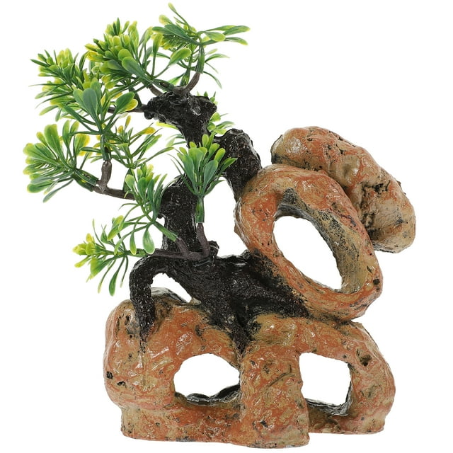 Artificial Plant Simulate Tank Decoration Fake Tree Decor Habitat Decoration Reptile Plant