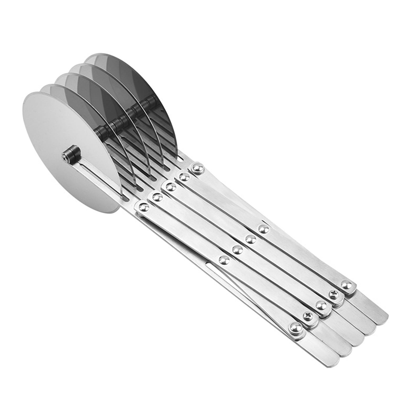Pastry Cutter Stainless Steel Expandable 3/5/7 Wheel Bread Slicer Dough Divider