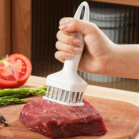 

Meat Tenderizer Needle Stainless Steel Steak Tenderizer Hammer Kitchen Tool Cooking Gadgets Rib Breaker Meat Beater
