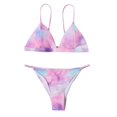 thumbnail image 1 of Traje de baño sexy con abertura calada de color sólido sexy a la moda para mujer Bikini sexy, 1 of 5
