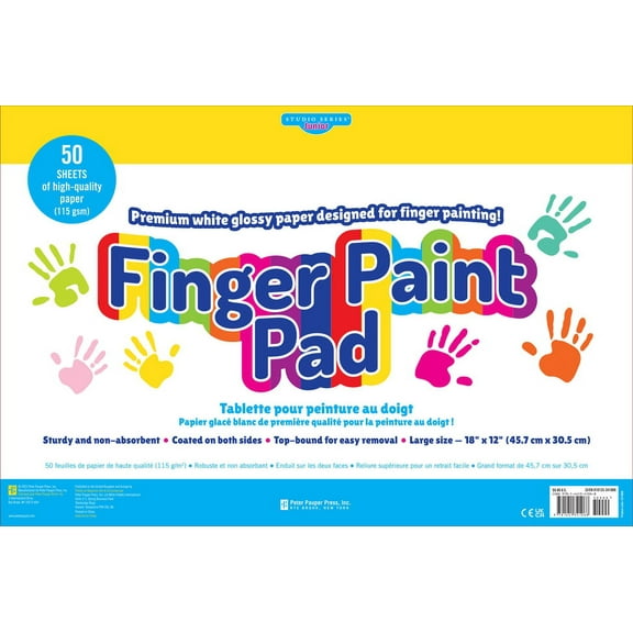 Studio Series Junior Finger Paint Pad (50 Sheets) (Other)