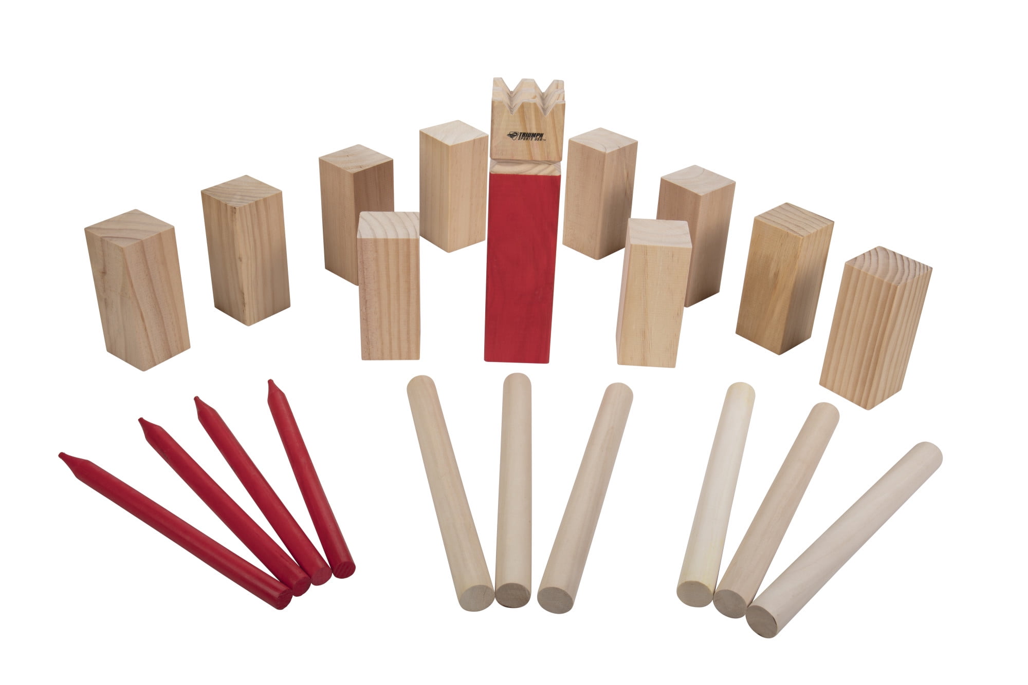 Zichtbaar club Bestrooi Triumph Kubb Viking Chess Outdoor Wooden Game Set Combines Bowling and  Horseshoes for Players of All Ages - Walmart.com