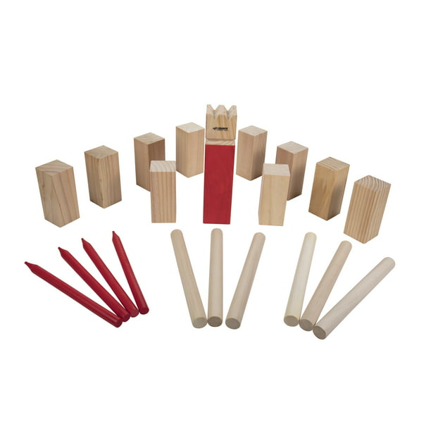 Onvervangbaar Higgins Arbeid Triumph Kubb Viking Chess Outdoor Wooden Game Set Combines Bowling and  Horseshoes for Players of All Ages - Walmart.com