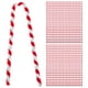 thumbnail image 1 of 50 limpiapipas bicolores rojos y blancos, flexibles, ideales para manualidades infantiles. Materiales para proyectos de arte y bricolaje. Juguete educativo de peluche., 1 of 7