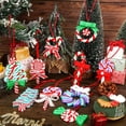 thumbnail image 5 of 16Pcs Christmas Lollipop Ornaments, Candy Christmas Tree Decorations Colorful Mini Candy Cane Hanging Ornaments Polymer Clay Peppermint Pendants for Xmas Tree Party Home Decorations, 5 of 7