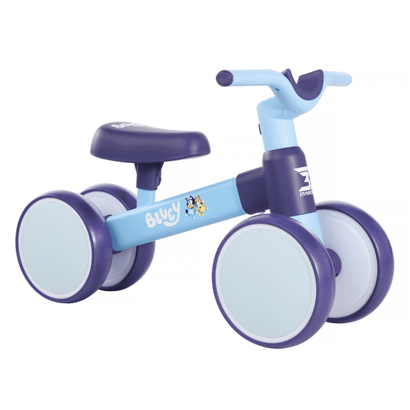 Bluey 4-Wheel Balance Bike for Toddlers, Ages 18 Months to 3 Years, 1 Count