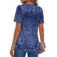 thumbnail image 6 of Fantaslook Womens Blouses Dressy Casual Tops Summer Short Sleeve V Neck Shirts Business Work Blouses, 6 of 10