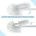 thumbnail image 6 of Bath Bliss Square Toilet Bowl Brush and Stand, 6 of 7