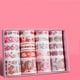 thumbnail image 4 of Juego de 20 rollos de cintas Washi Kawaii - Cinta decorativa rosa melocotón para decoración estética, álbumes de recortes, diarios, manualidades y suministros de oficina, 4 of 4