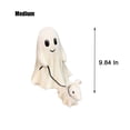 thumbnail image 2 of 2pcs Halloween Ghost Walking Dog Statue, 9.8In Ghost Walk Dog Puppy Ghost Walking Dog Decor Halloween Home Tabletop Decorations, 2 of 5