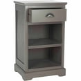 thumbnail image 3 of SAFAVIEH Griffin Solid Casual One Drawer Side Table, Grey, 3 of 4