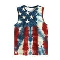 thumbnail image 4 of Fourth of July Tank Women Memorial Day Tank Memorial Day Tank Tops for Women Fourth of July Women Top Women's Casual Independence Day Sleeveless Round Neck Tops, 4 of 5