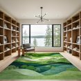 thumbnail image 2 of ODIKA Golf Topographic Koi Landscape Pond Blade Motifs Layers Cartoon Foldable Easy Care for Master Suite, California King, Under Bed, 2 of 7