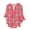 B-19, variant on Smsaxvxz Womens Summer Tops Fashion Boho Floral Printed Button V Neck 3/4 Ruffle Sleeve Shirts Casual Loose Beach Blouse Tops B-04 M