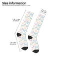 thumbnail image 5 of Haiem Colorful Butterfly Socks, Funny Novelty Crazy Design Cotton Socks Sports Socks Knee High Socks For Men, Women,1Pairs - Gift For Working Friends, 5 of 9