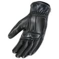 thumbnail image 2 of Joe Rocket Cafe Racer Men's Black Leather Gloves 2X-Large, 2 of 2