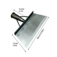 thumbnail image 2 of YiJuHui 2pcs Manganese Steel Weeding Shovel - Heavy Duty Garden Tool for Outdoor Cleaning, Pavement Weeds Removal, Multi-Functional Scraper & Ice Remover for Lawn, Tile, Concrete Surfaces, 2 of 8