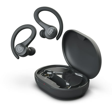 JLab Go Sport＋｜ワイヤレスイヤホン Bluetooth ランニング スポーツ 耳掛け 落ちにくい 防水 片耳 iPhone Android対応 マイク付き 最大35時間間再生