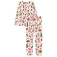 thumbnail image 6 of FOR U DESIGNS Strawberry Koala Pajama Set for Women with Pockets 2PCS Size L Small Night Wear for Women Sleepwear Sets Crew Neck Tops for Womens Lounge Set, 6 of 6