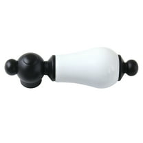 Kingston Brass CCCL0 Porcelain Lever Handle, Matte Black