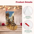 thumbnail image 4 of KLL Farm Corgi German Shepherd for 18" Christmas Stocking Snowman Xmas Stocking Holiday Christmas Decoration Gifts for Family Kids, 4 of 8