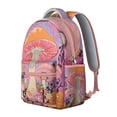 thumbnail image 2 of Trendy Mushroom Bookbag for School and College, Big Capacity with Laptop Sleeve, Comfortable Shoulder Straps, Ideal Gift for Students Commute and Travel, 2 of 6